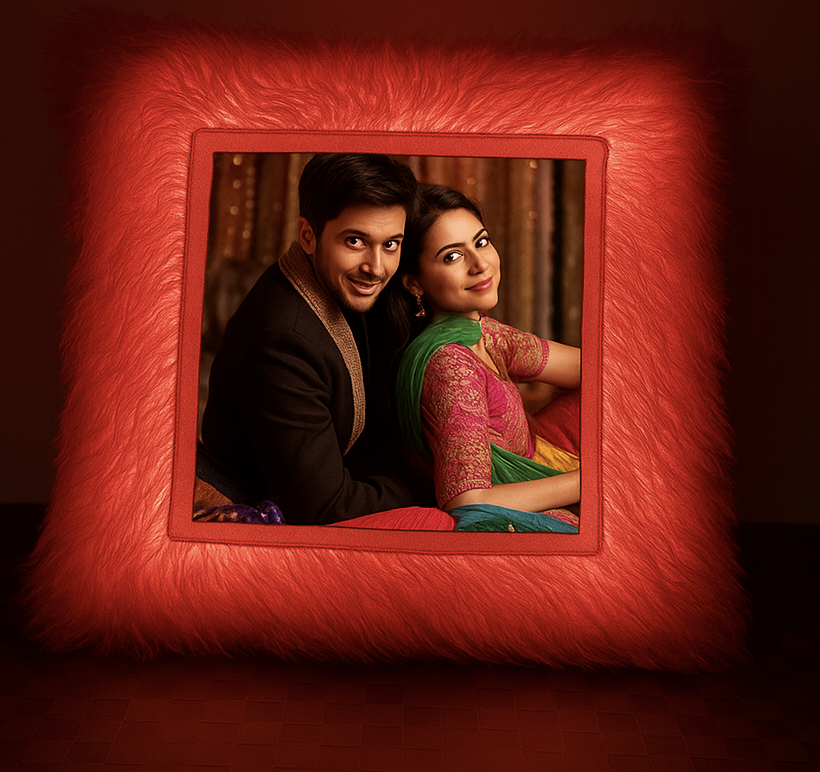 Personalized LED Cushion with Custom Photo